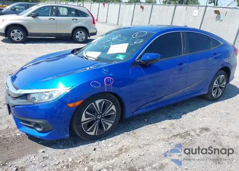 2018 Honda Civic Ex-L из США, поврежденный, VIN 19XFC1F73JE201282